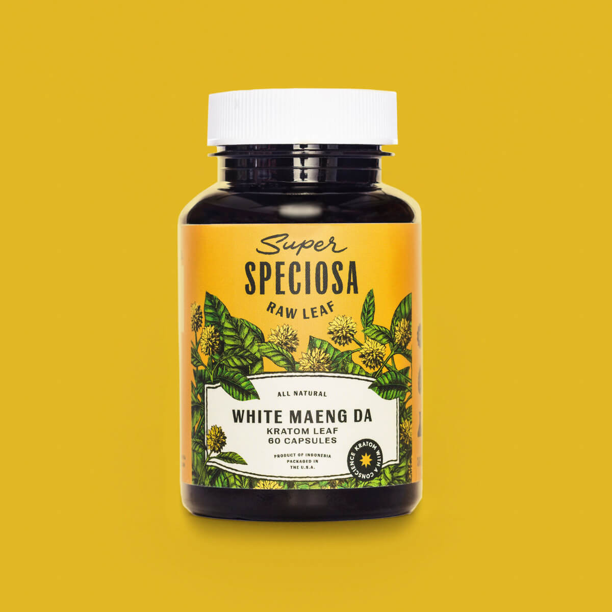 Super Speciosa White Meang Da Kratom Leaf Capsules
