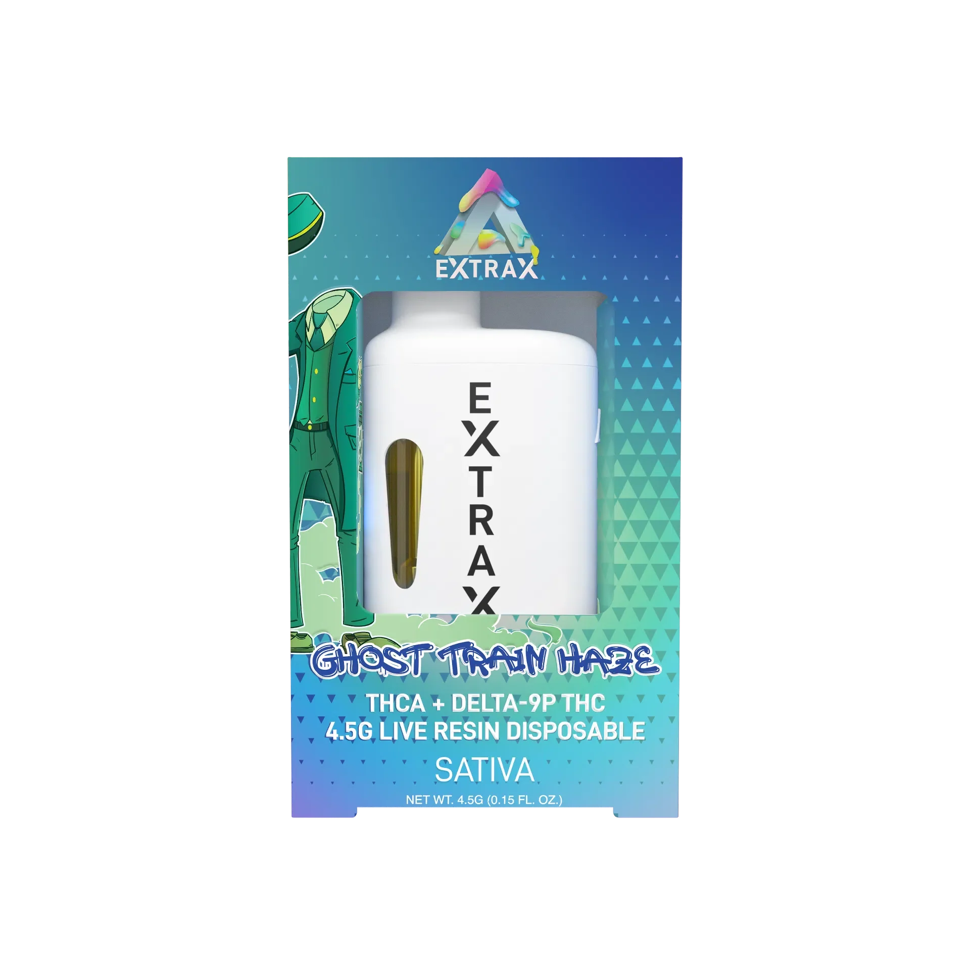 Delta Extrax 4.5G Adios Blend Disposable - Ghost Train Haze (Sativa)