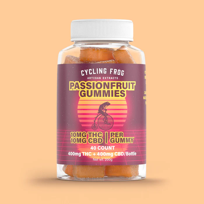 CyclingFrog Gummy Passionfruit 40 count