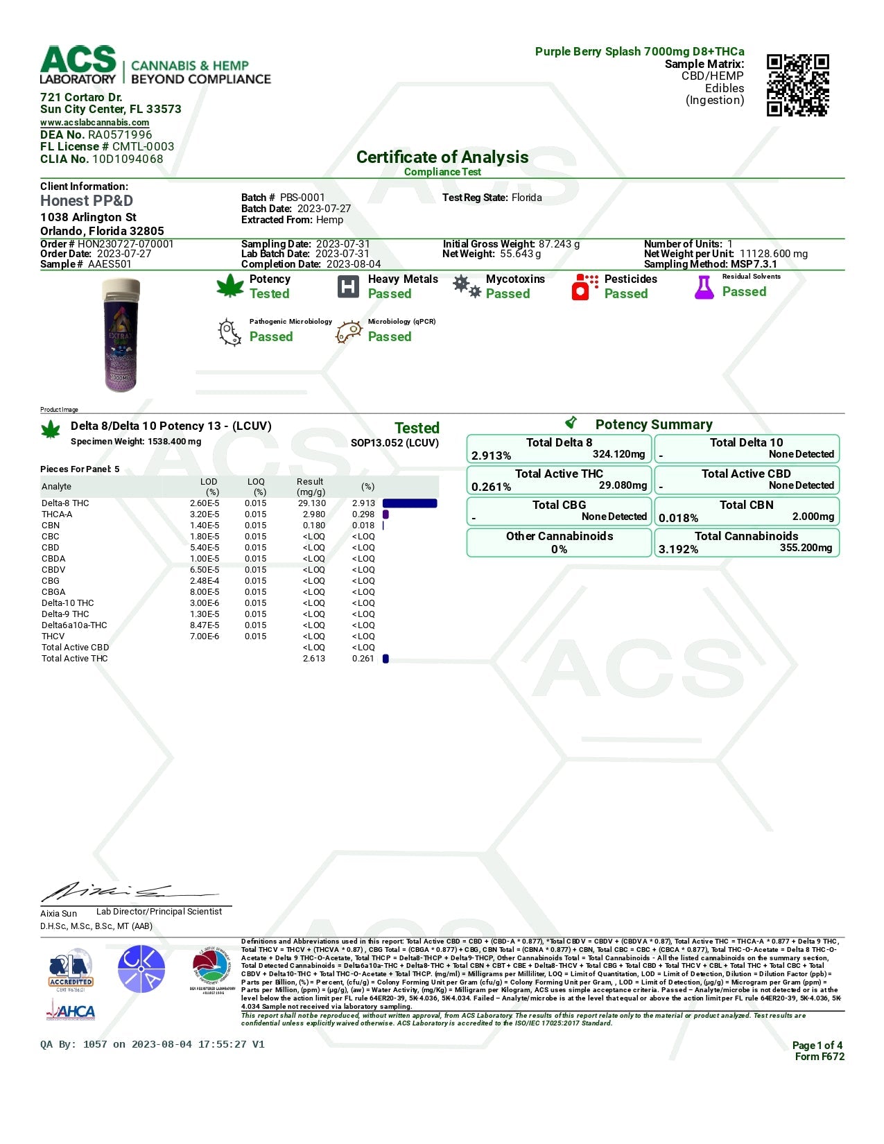 Delta Extrax 7000mg Adiós Blend Gummies
