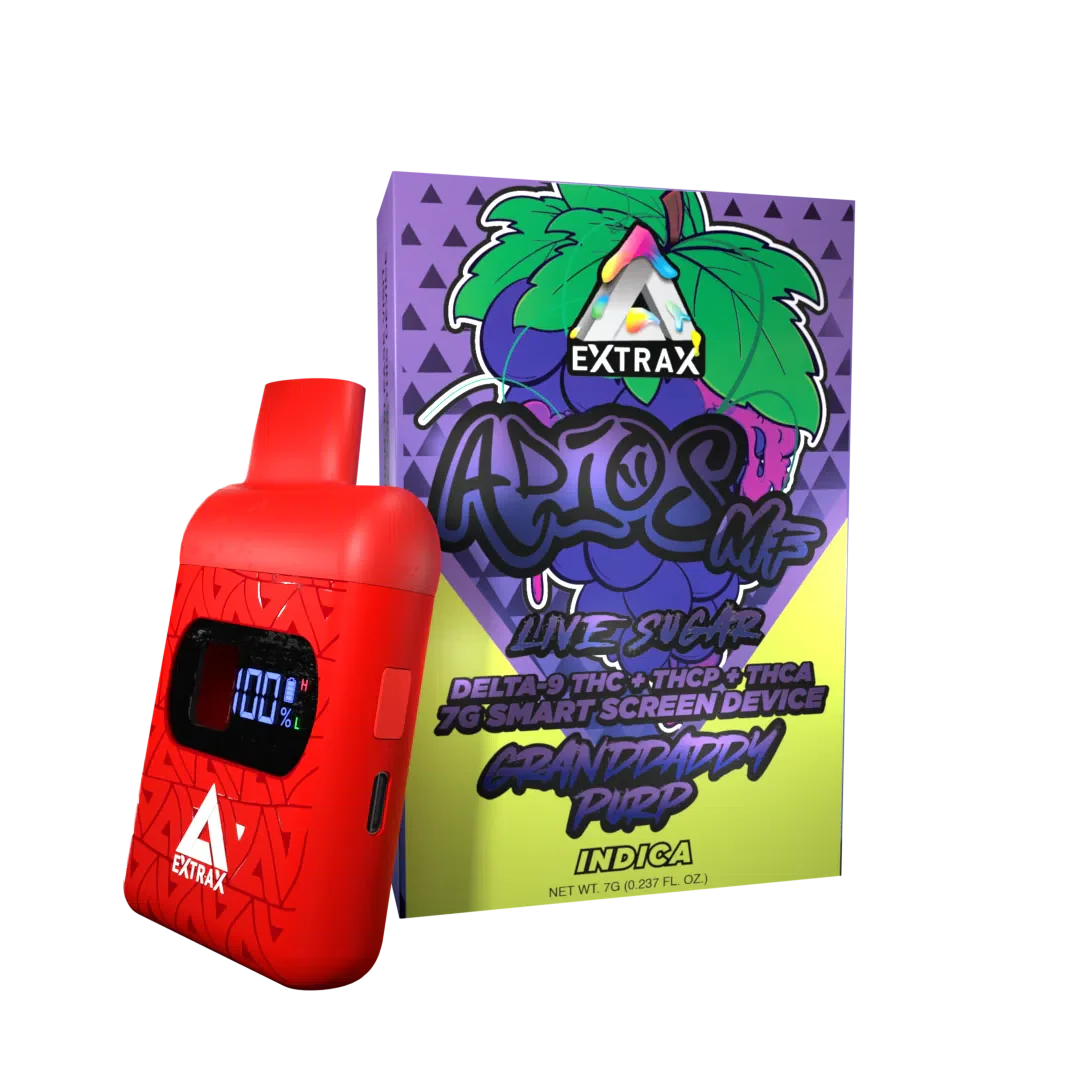 Delta Extrax 7G Adiós MF Blend Disposable - Granddaddy Purp (Indica)