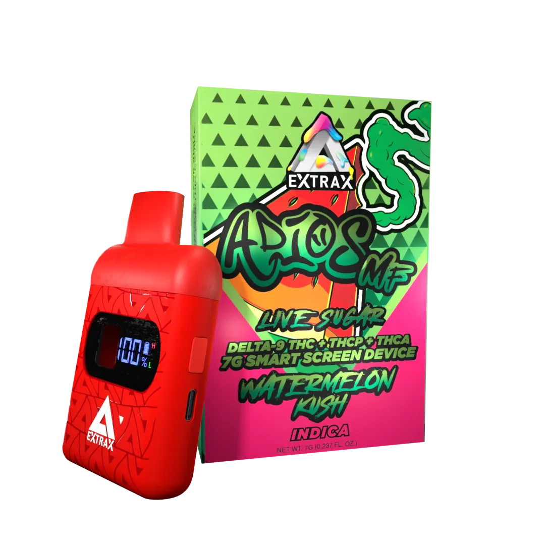 Delta Extrax 7G Adiós MF Blend Disposable - Watermelon Kush (Indica)