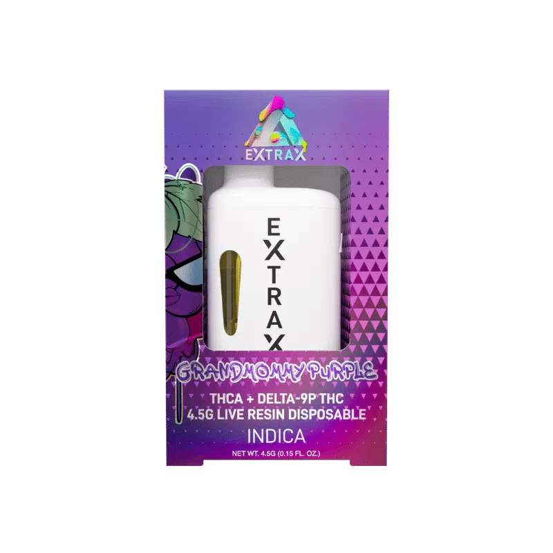 Delta Extrax 4.5G Adios Blend Disposable - Grandmommy Purple (Indica)