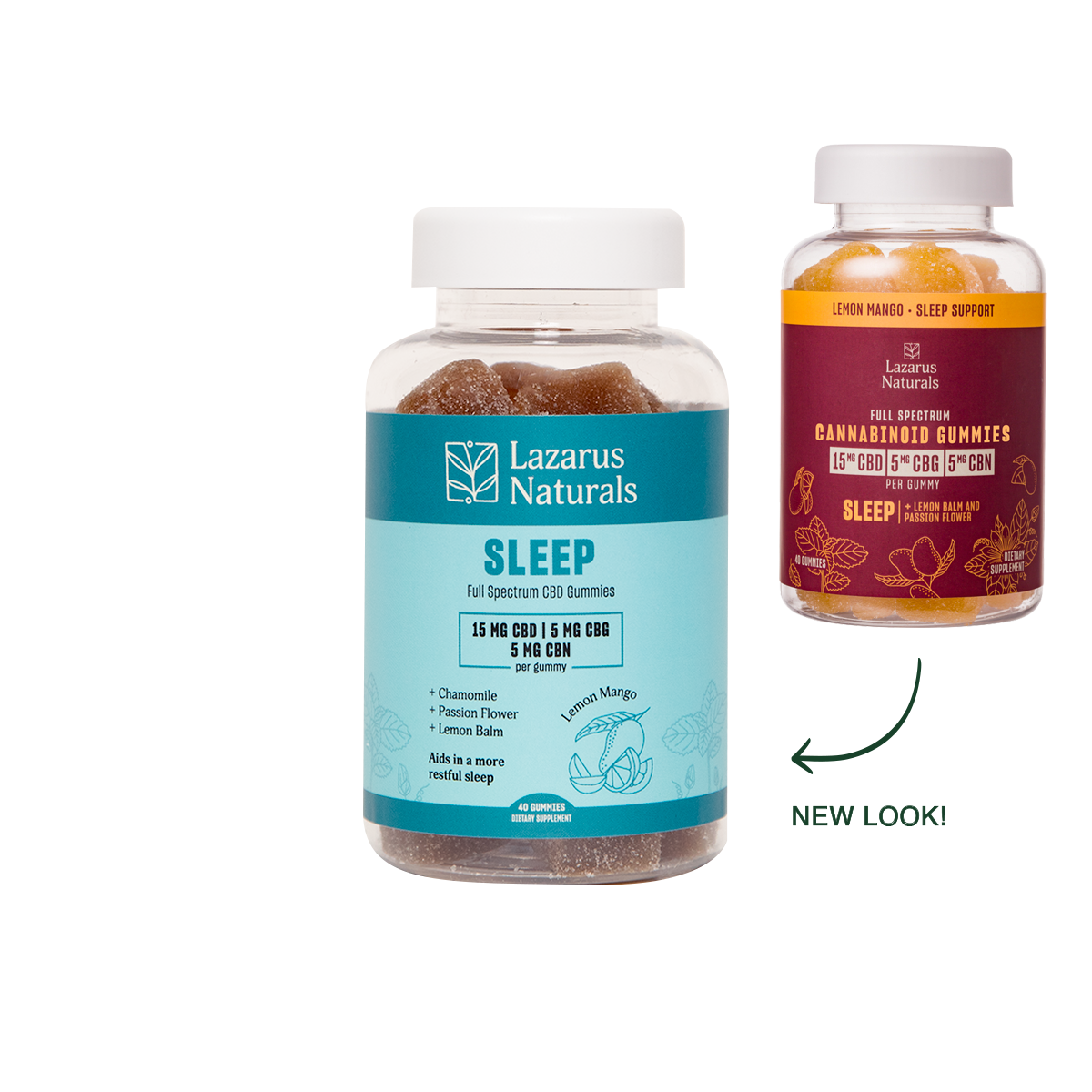 Lazarus Naturals CBD Gummies Cannabinoid Sleep 40ct