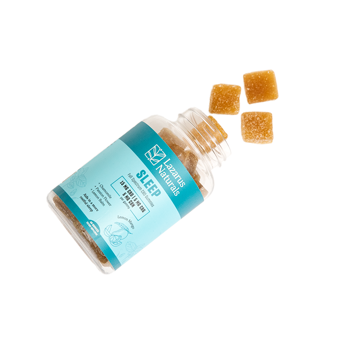 Lazarus Naturals CBD Gummies Cannabinoid Sleep 40ct