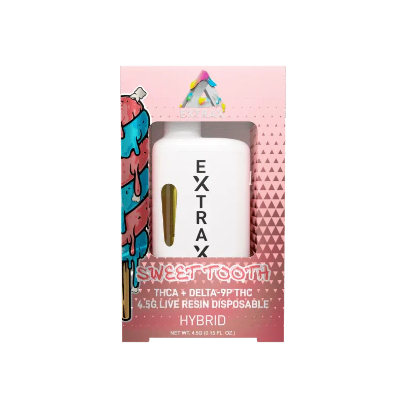 Delta Extrax 4.5G Adios Blend Disposable - Sweet Tooth (Hybrid)