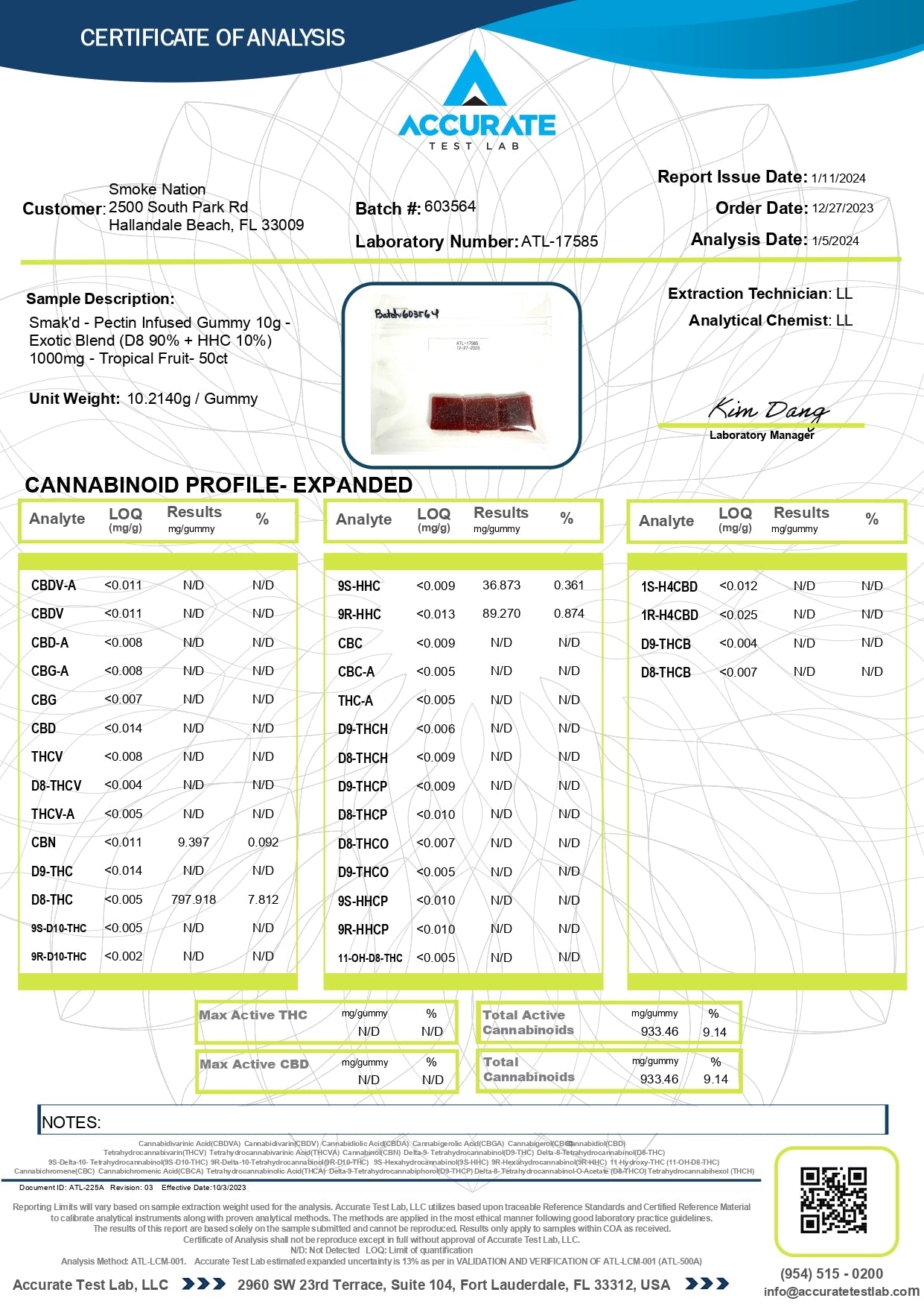 TKO Smak'd Exotic Blend Gummies | 50,000mg
