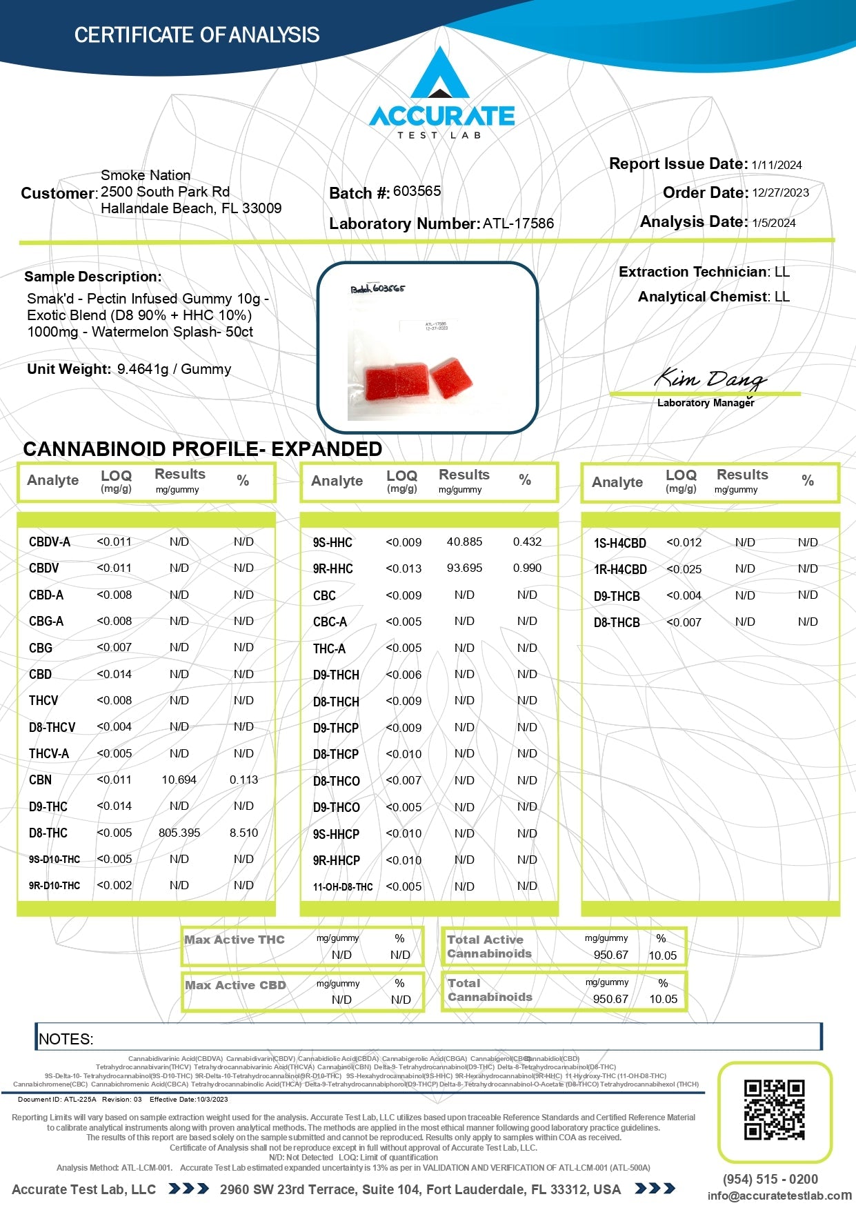 TKO Smak'd Exotic Blend Gummies | 50,000mg
