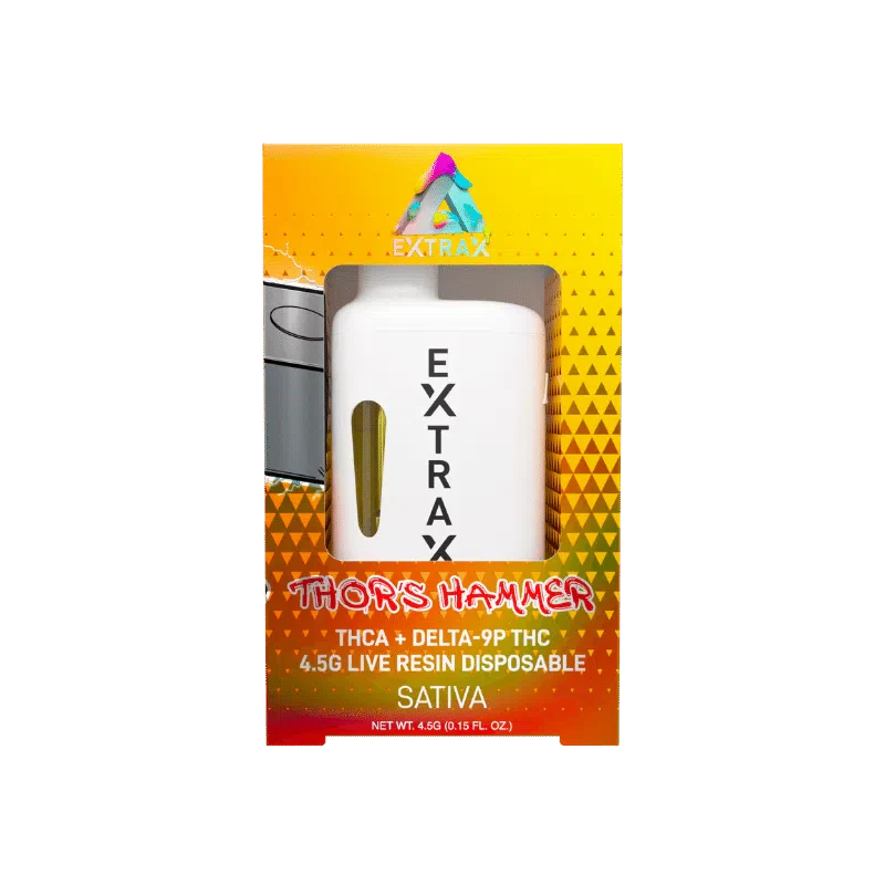 Delta Extrax 4.5G Adios Blend Disposable - Thor's Hammer (Sativa)