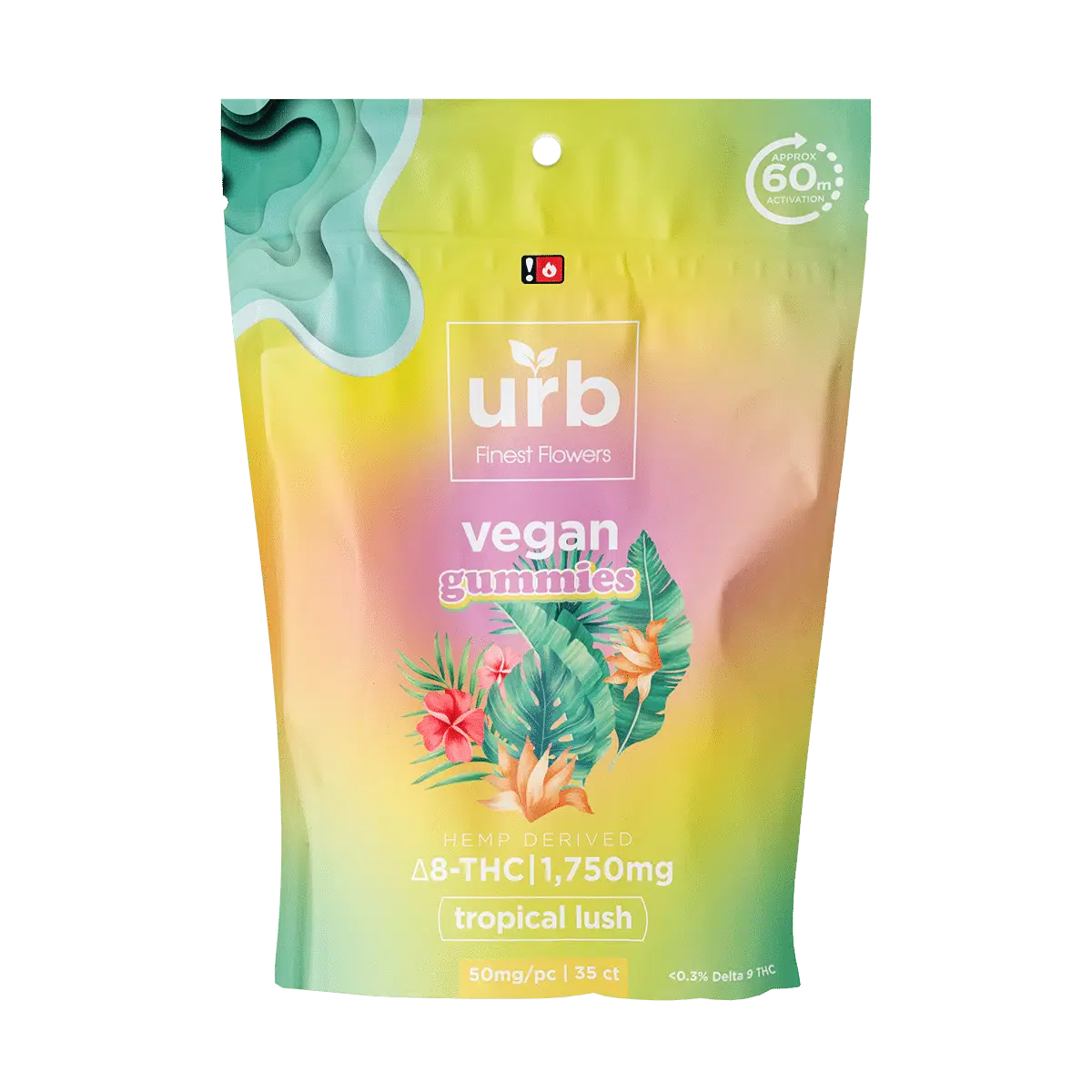 Urb D10/D8 THC Gummies 1,750MG