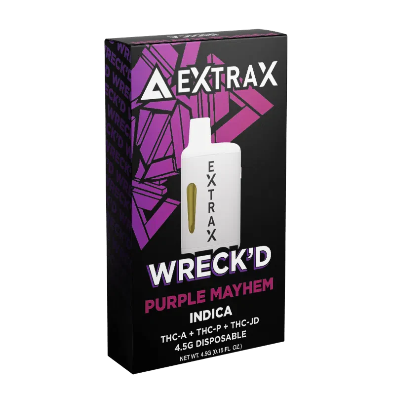 Delta Extrax 4.5G Wreck’s Blend Disposable - Purple Mayhem (Indica)