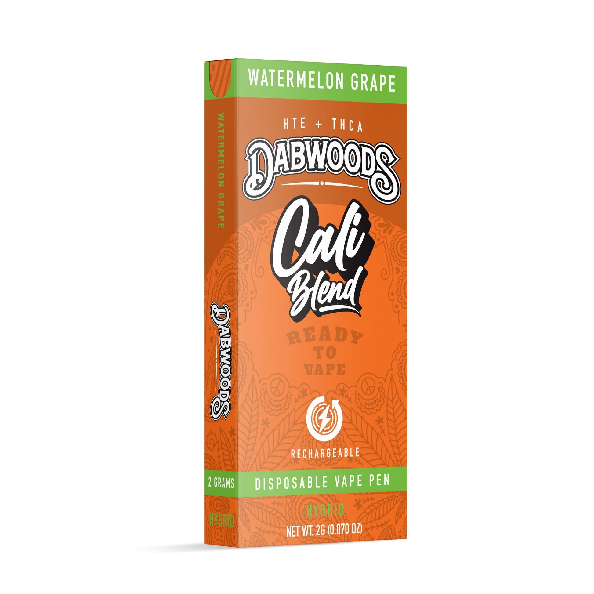 Dabwoods Disposable Vape - THCA 2g - Watermelon Grape (Hybrid)