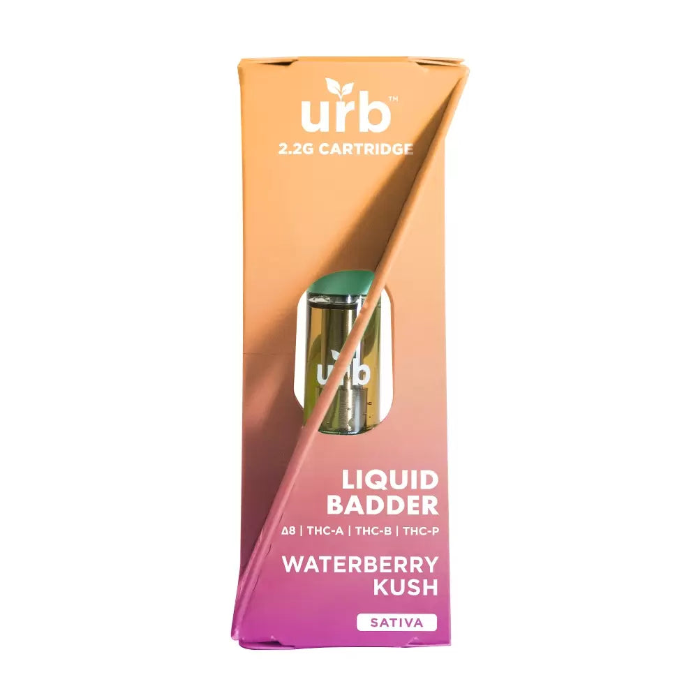 Urb Liquid Badder Cartridge 2.2ML - Waterberry Kush (Sativa)