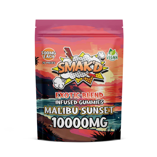 malibu sunset delta 8 thc infused gummies - 10000 MG