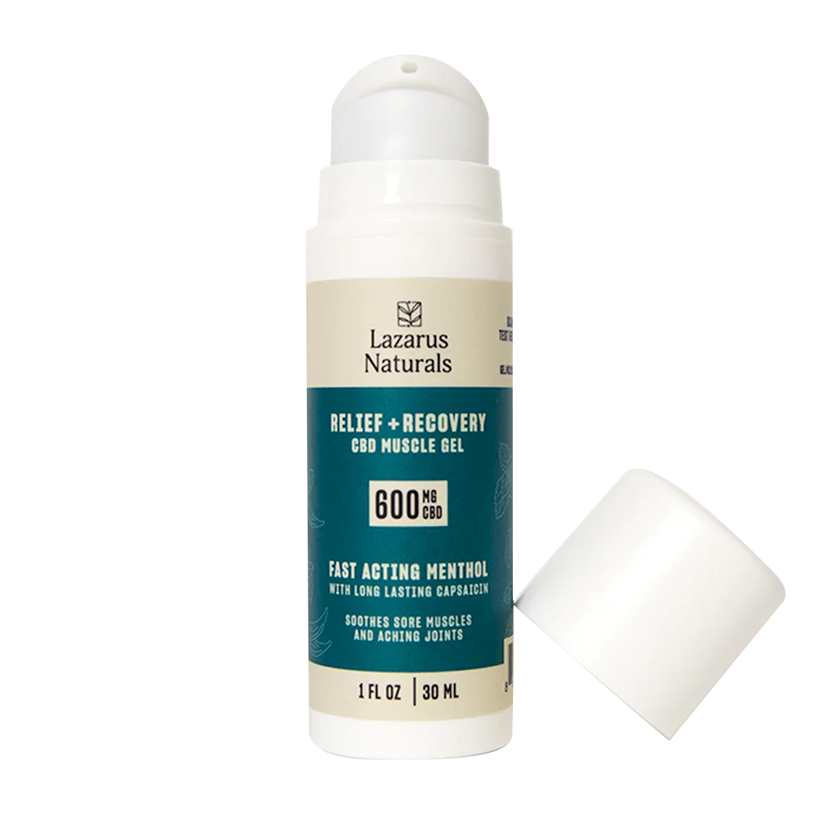 Lazarus Naturals CBD MUSCLE GEL, RELIEF + RECOVERY