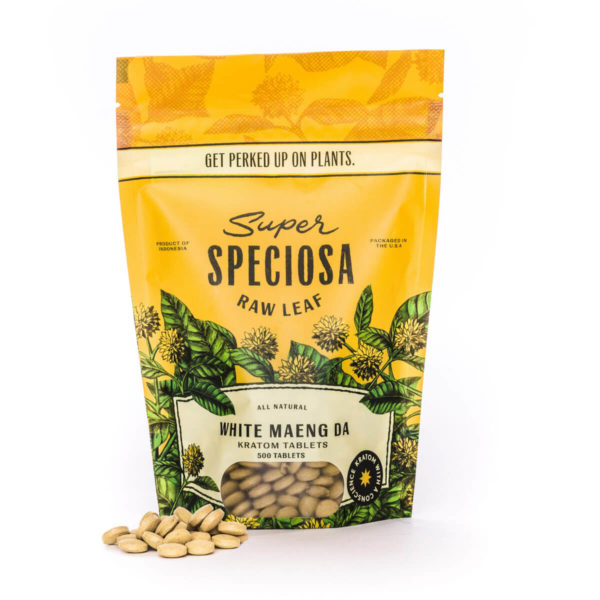 Super Speciosa white maeng da kratom tablets