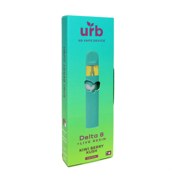 urb delta 8 live resin 3g vape kiwi berry kush