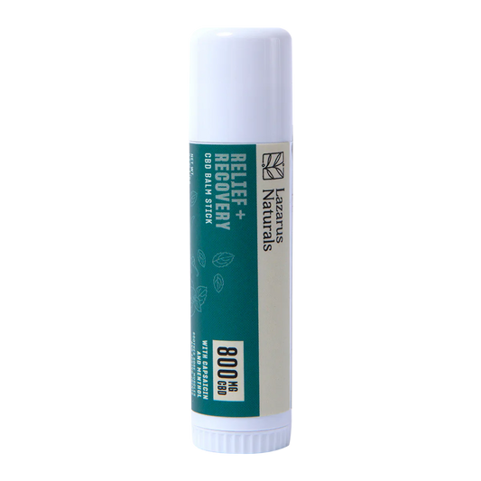 Lazarus Naturals CBD BALM STICK, RELIEF + RECOVERY