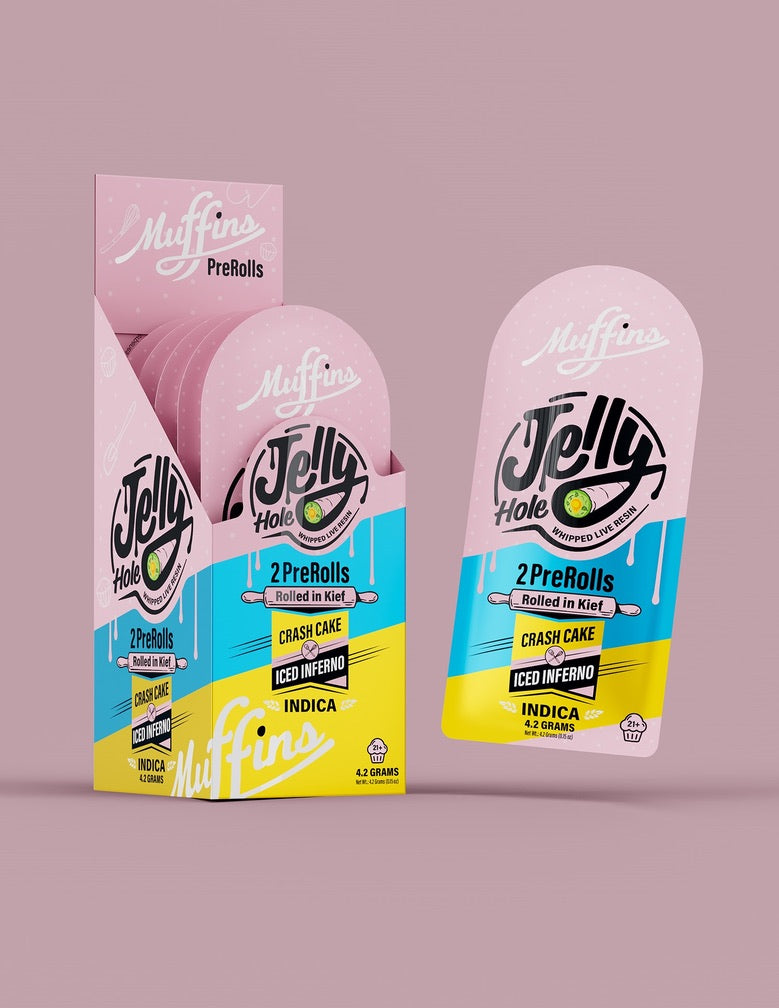Muffins THC-A Jelly Hole Pre-Rolls - 10ct Display