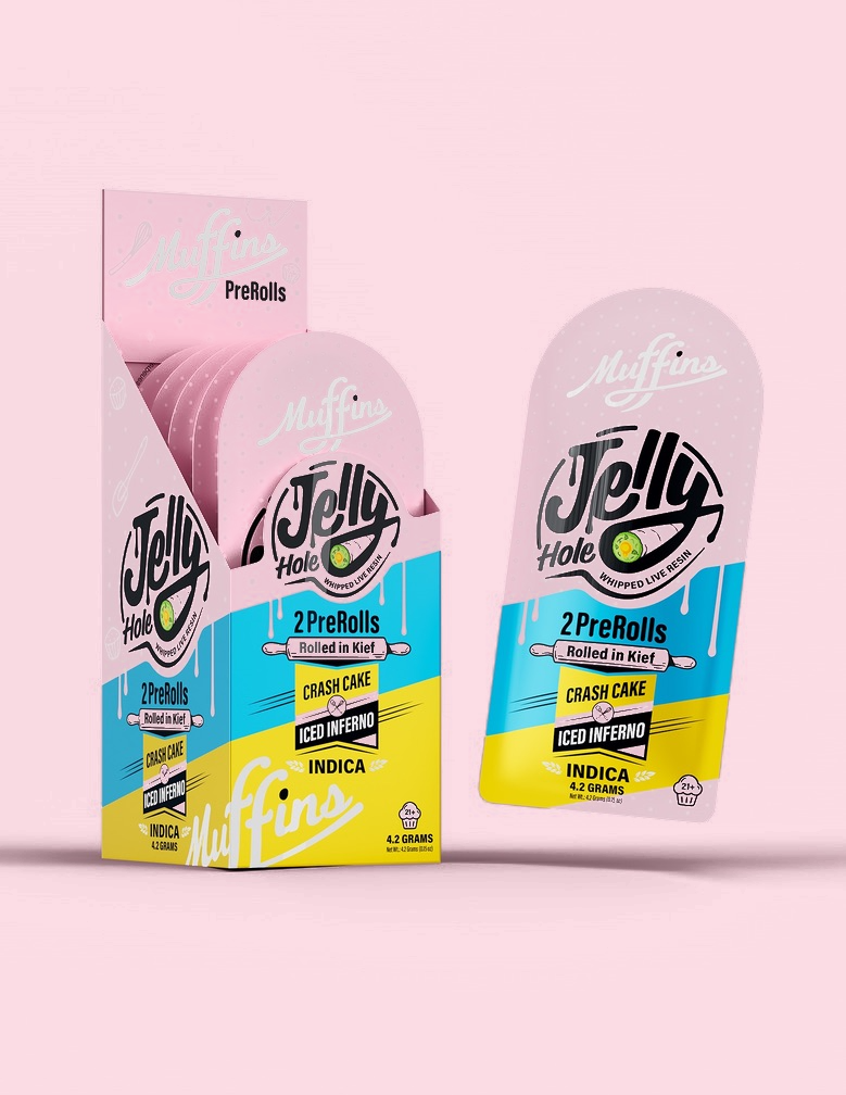 Muffins THC-A Jelly Hole Pre-Rolls - 10ct Display
