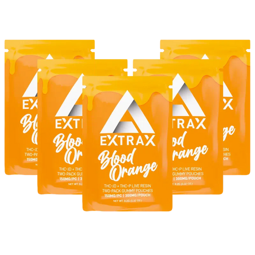 Delta Extrax Lights Out Live Resin THC-JD + THC-P 300mg Gummies - Blood Orange