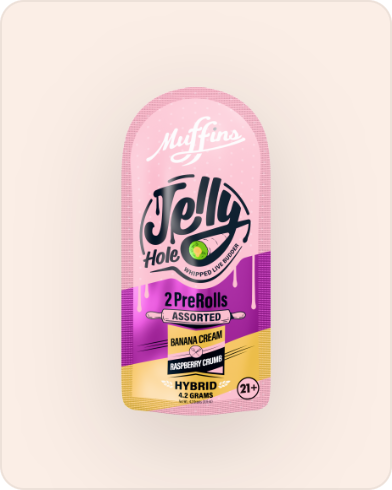 Muffins THC-P Jelly Holes Pre-Rolls - 10ct Display
