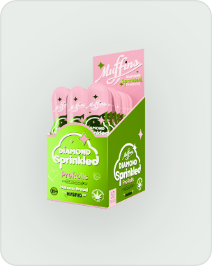 Muffins THC-P Diamond Sprinkled Pre-Rolls - 50ct Display
