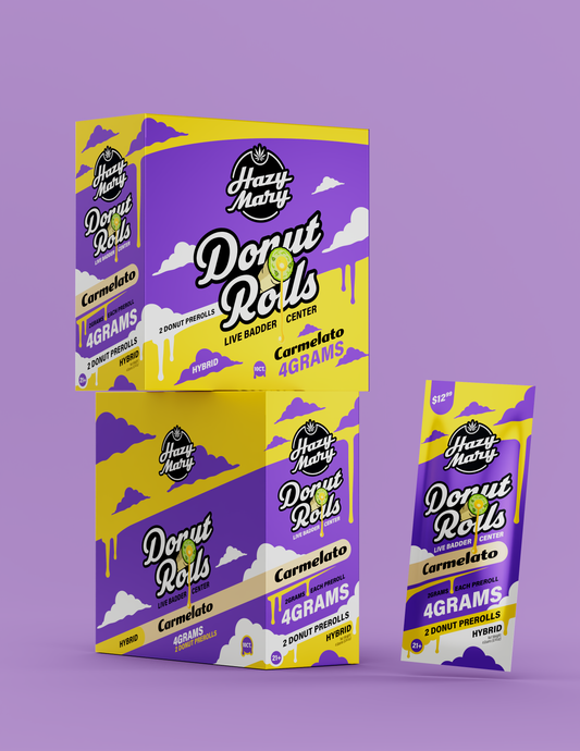 Hazy Mary Donut Rolls 2PK/4G 10 CT Box - THC-P