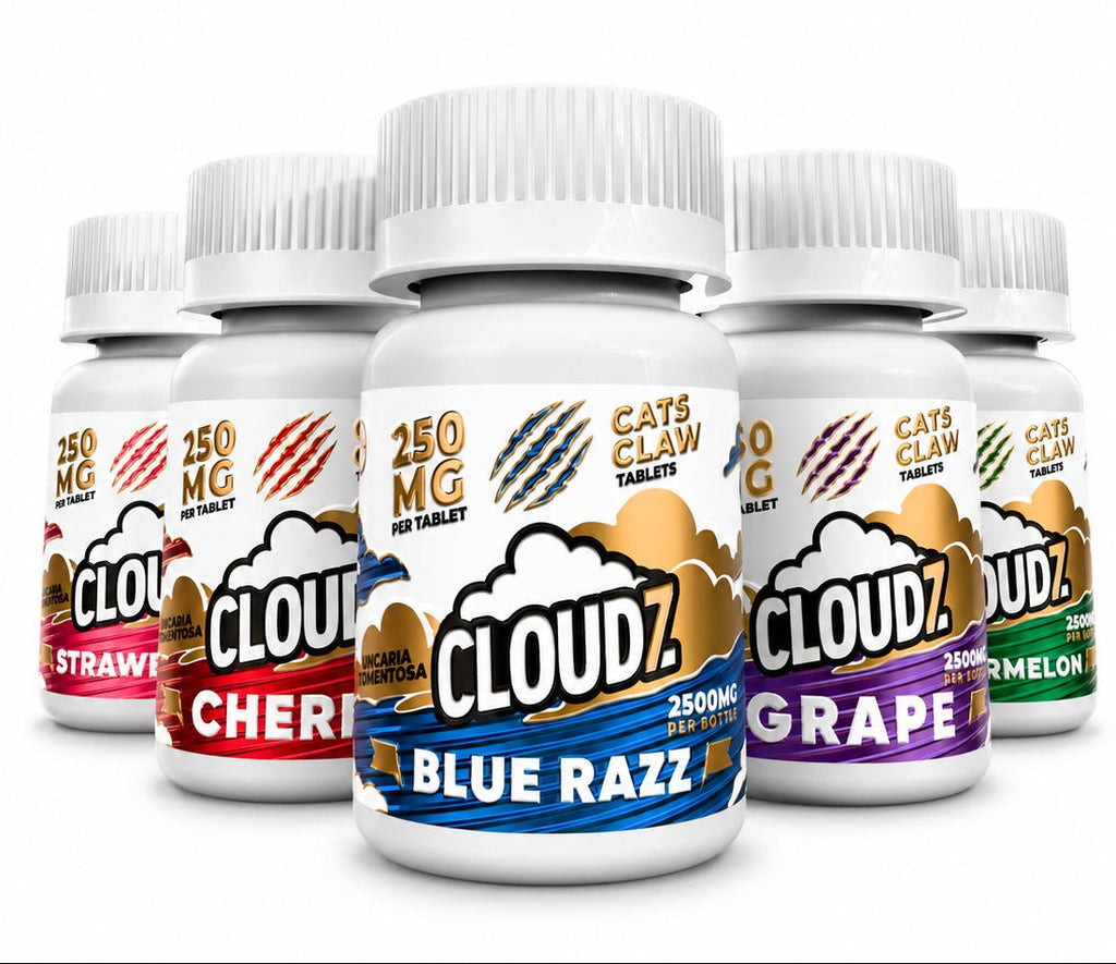 Cloudz Cat's Claw Tablets | 250mg per Tablet, 2,500mg per Bottle