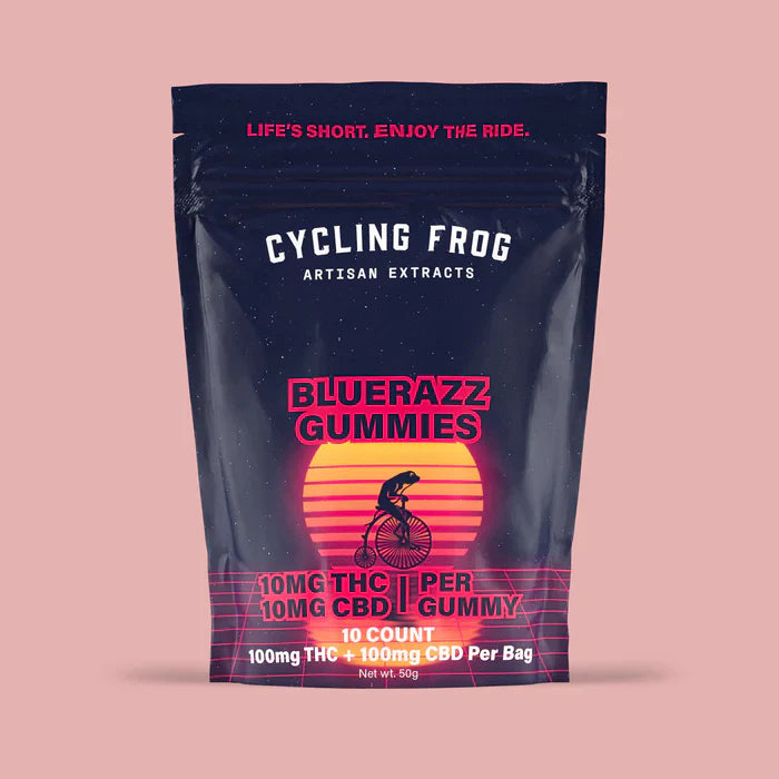 Cycling Frog Gummies 10MG THC/10MG CBD 10 count