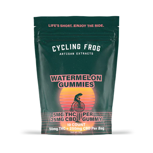 Cycling Frog Gummies 5MG THC/25MG CBD 10 count