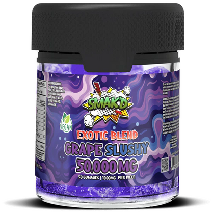 SMAK'D Exotic Blend Gummies - Grape Slushy