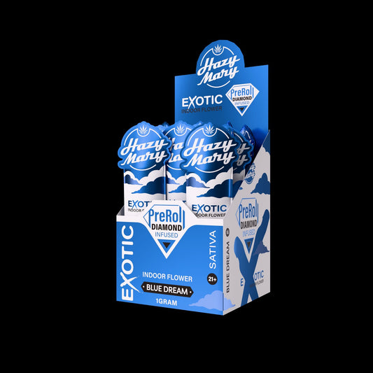 Hazy Mary Exotic Diamond Infused Pre-Rolls - 1G - THC-A