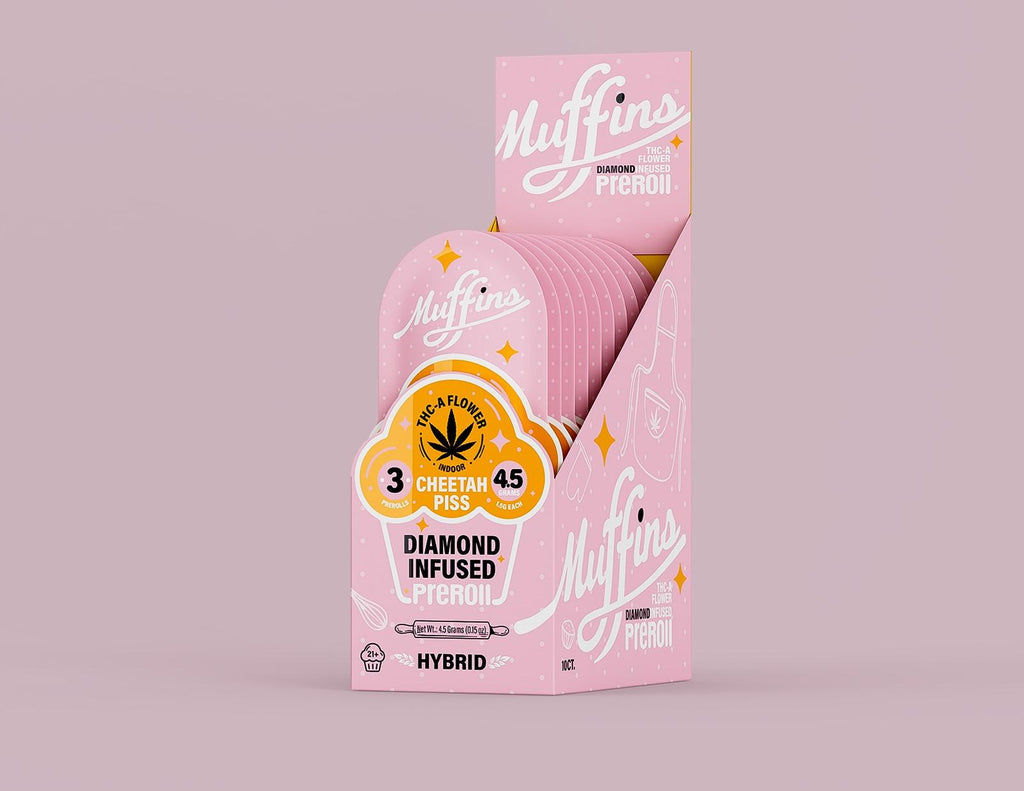Muffins THC-A Diamond Infused Pre-Rolls - 10ct Display