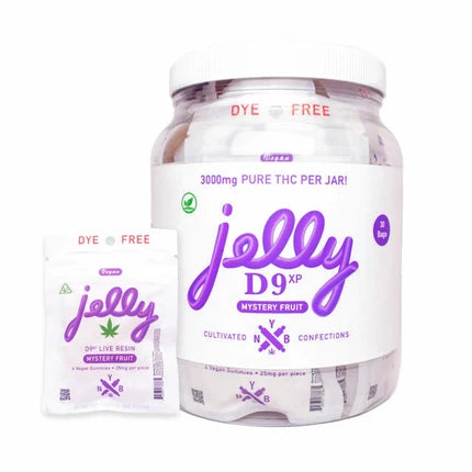 Jelly D9XP 3000mg XP Blend Live Resin Gummies - 30ct Jar