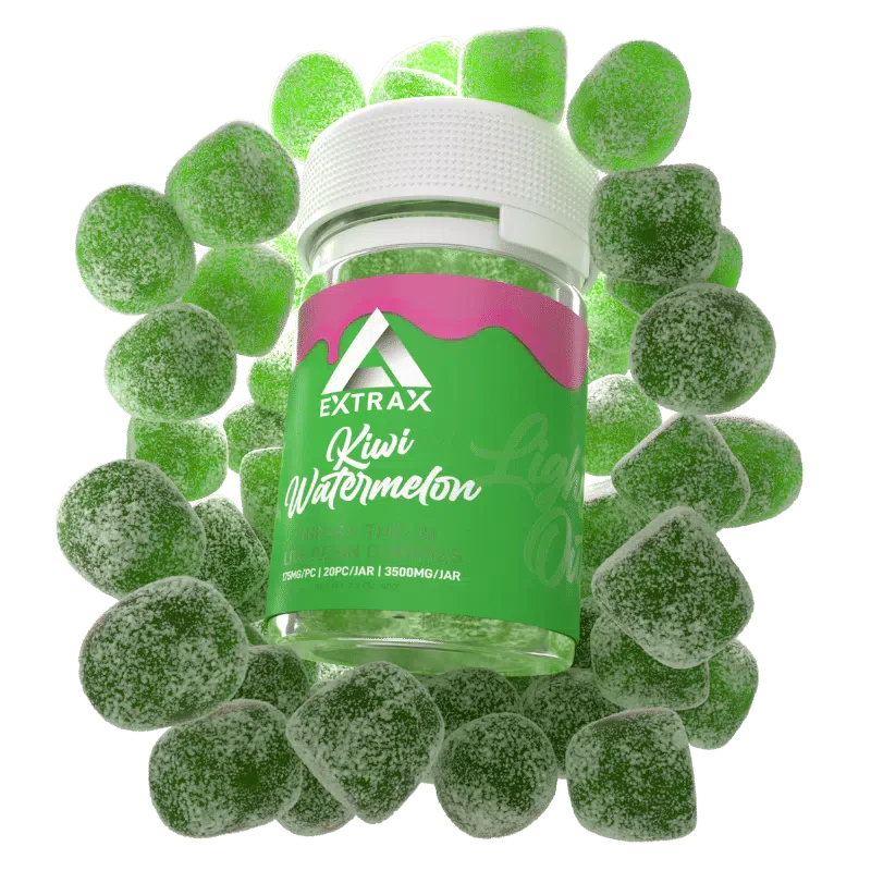 Delta Extrax 3500mg Lights out Blend Gummies - Kiwi Watermelon 3