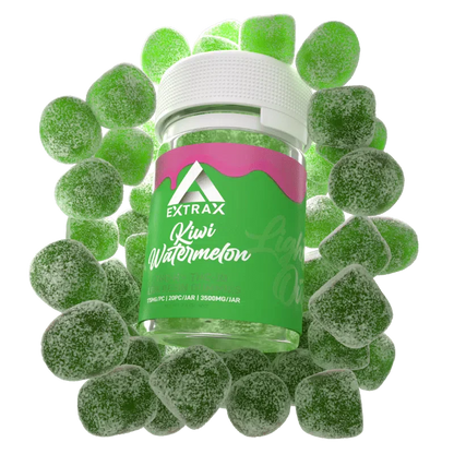 Delta Extrax 3500mg Lights out Blend Gummies - Kiwi Watermelon 3