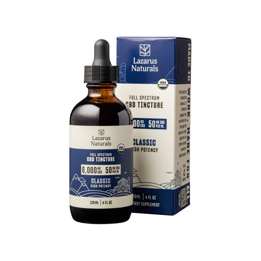 Lazarus Naturals Full Spectrum Sublingual Tincture CBD -6000mg