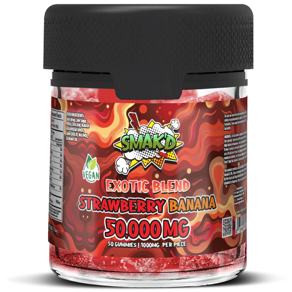 SMAK'D Exotic Blend Gummies - Strawberry Banana