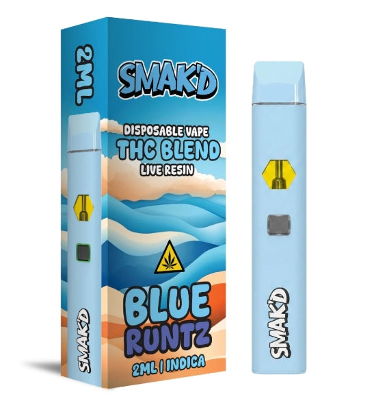 Smak’d THC Blend 2ml Disposable Vapes - 5ct Box