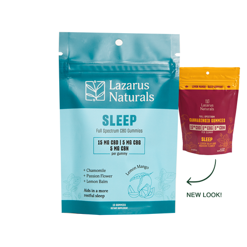 Lazarus Naturals CBD Gummies Cannabinoid Sleep 10ct