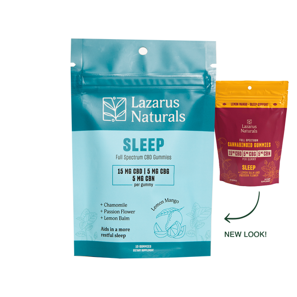 Lazarus Naturals CBD Gummies Cannabinoid Sleep 10ct