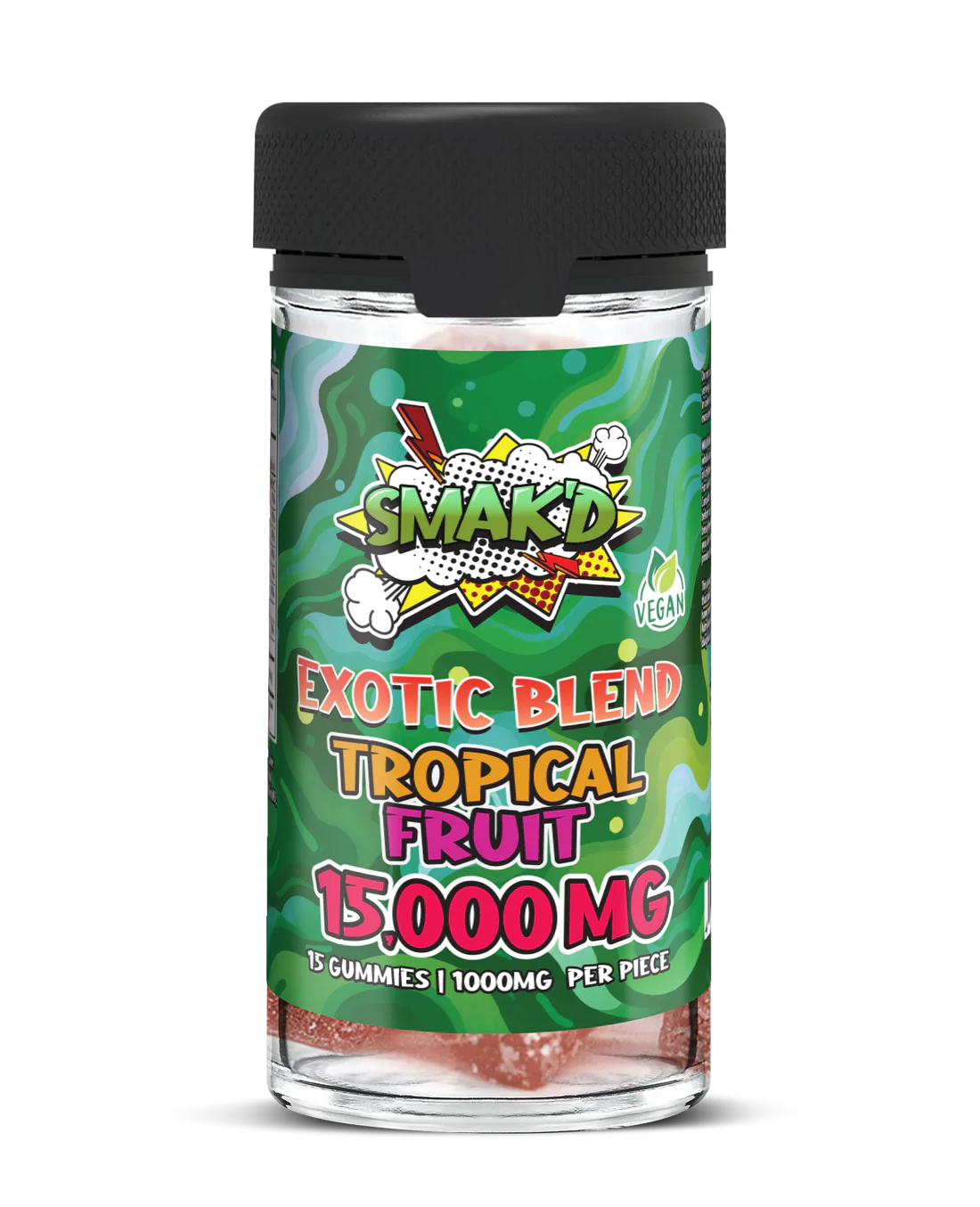 SMAK'D Exotic Blend Gummies - Tropical Fruit