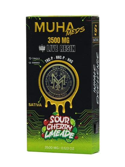 Muha Meds Live Resin THCP + HHCP + HHC Vape 3500MG