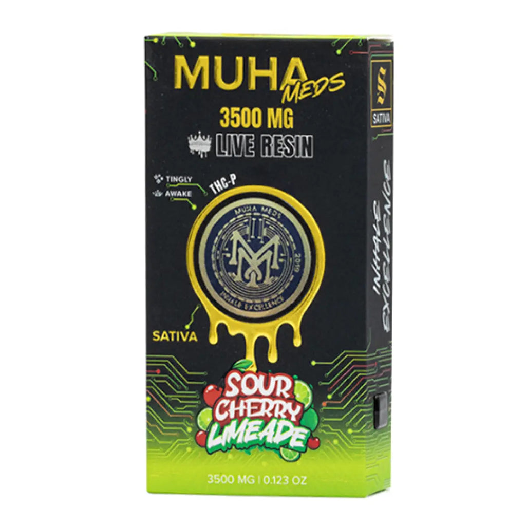 Muha Meds Live Resin THC-P 3.5G Disposable Vapes - 5ct Box