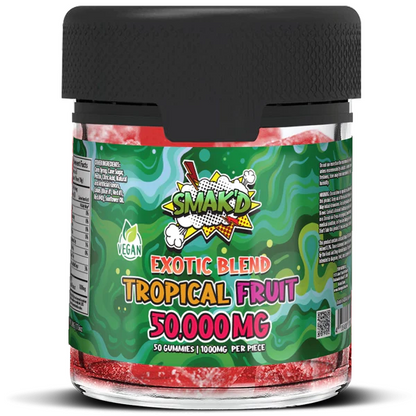 SMAK'D Exotic Blend Gummies - Tropical Fruit