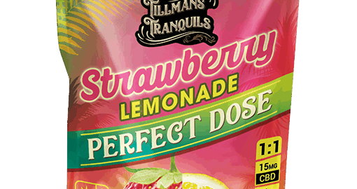 Tillmans Tranquils Strawberry Lemonade CBD + THC Gummies