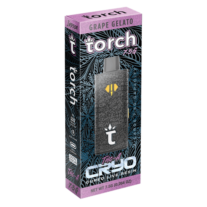 Torch CRYO THC-A Cured Live Resin - 7.5G - Grape Gelato - Indica 2