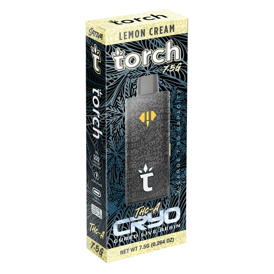 Torch CRYO THC-A Cured Live Resin - 7.5G - Lemon Cream - Sativa 2