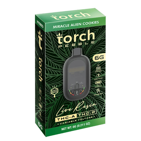 Torch Live Resin 6G Pebble Disposable - Miracle Alien Cookies (Hybrid)2